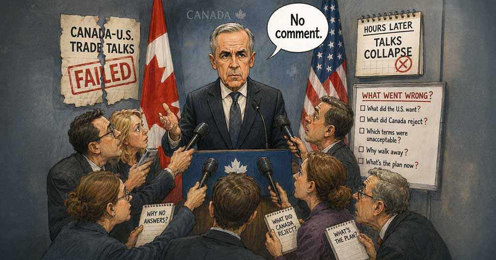 Carney needs to come clean on why the trade talks failed
